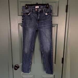 Kensie Jeans Vintage Luxe, “The Kelsey” High Rise Skinny, Dark Blue Jeans